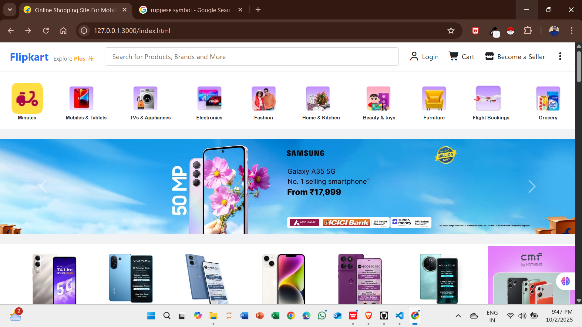 Flipkart Clone Project