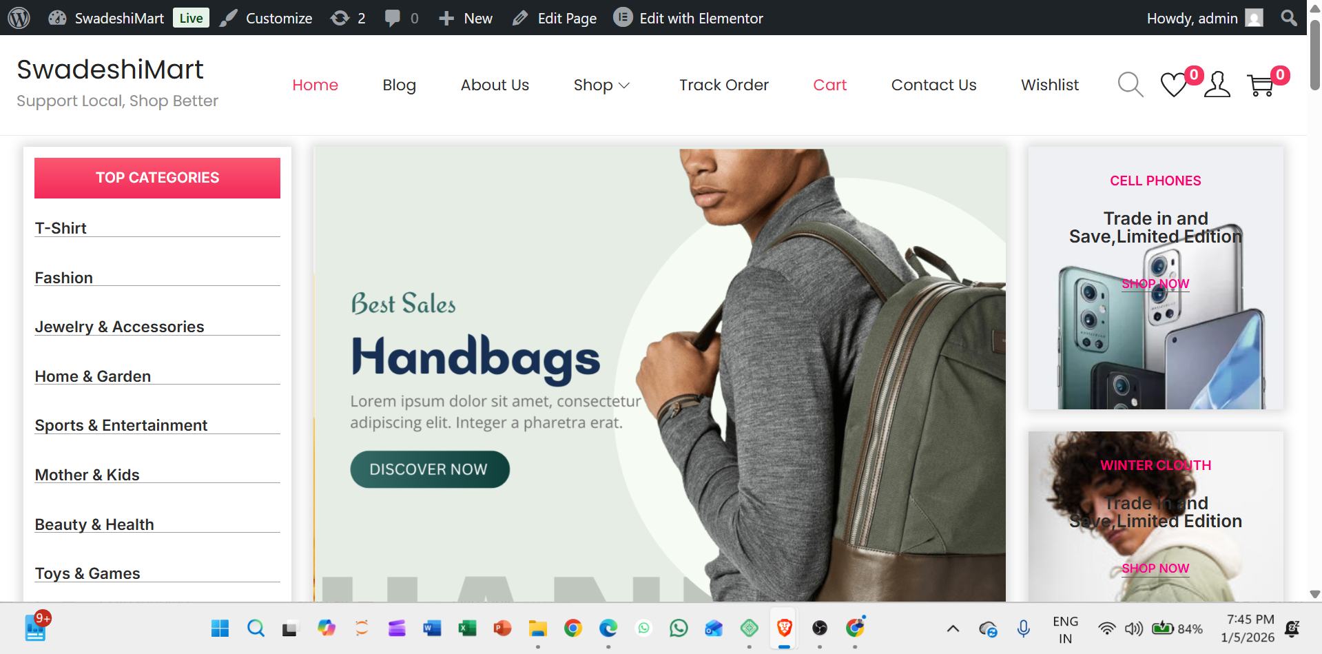 SwadeshiMart Project